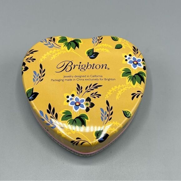 Brighton Tin Heart Floral Box - Picture 2 of 5
